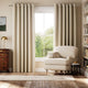 Colorized Devon Stripe Sand Curtains 5788