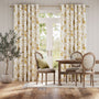 Colorized Bird Toile Gold Curtains 6133