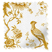 ColorizedSwatch Bird Toile Gold Curtains sample image 6133
