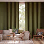 Colorized Etta Olive Curtains 6184
