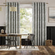 Colorized William Morris Willow Onyx Curtains 6252