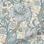 ColorizedPLA William Morris Golden Lily Powder Blue Curtains 6267