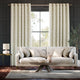 Colorized William Morris Acanthus Jacquard Olive Curtains 6386