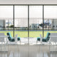 Colorized Contract Oculus Bone White Roller Blind 8026