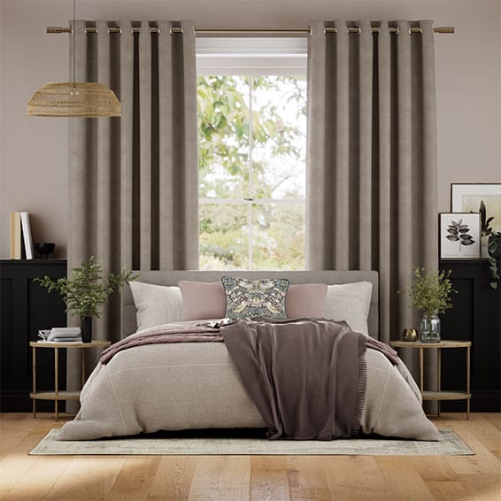 Beige & naturfarvede gardiner