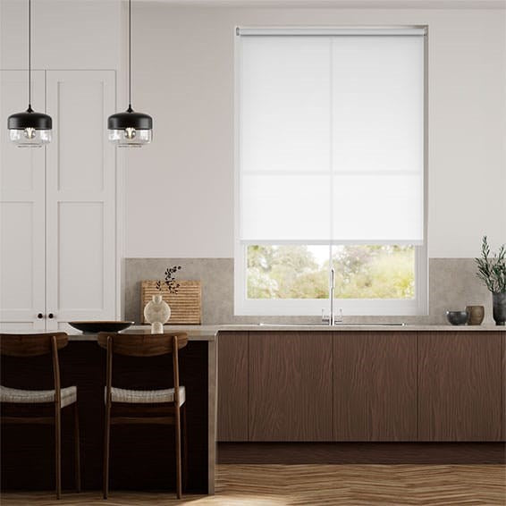 Colorized Valencia White  Vertical Blind
