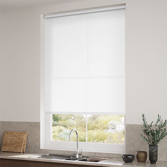 ColorizedZoom Valencia White  Vertical Blind 335