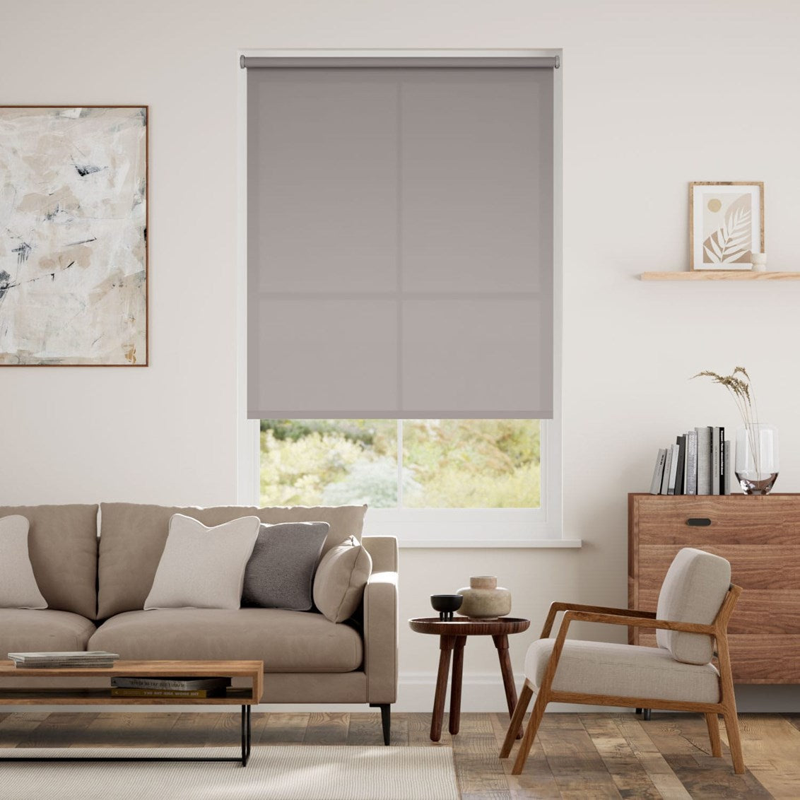 Colorized Valencia Pepper Rock Vertical Blind