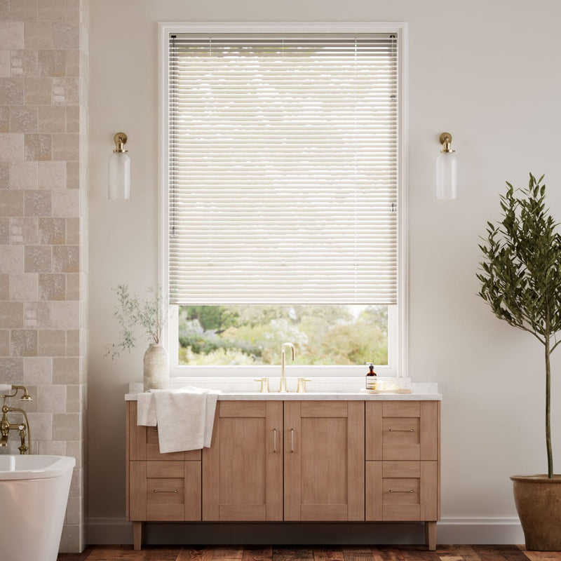 Colorized Strata Brushed Gilver Venetian Blind - 25mm Slat 2306