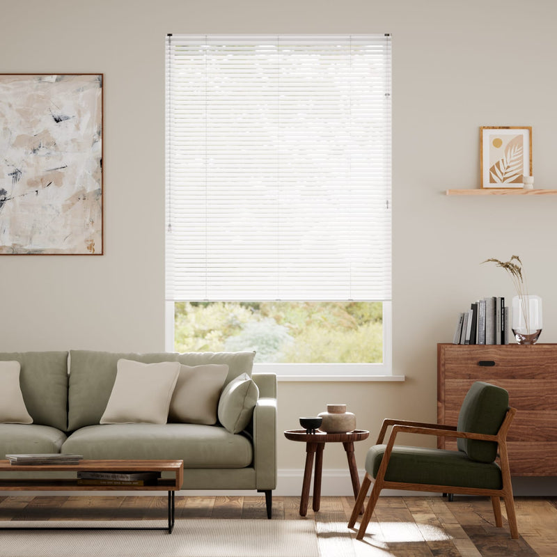 Colorized Studio Gloss White Venetian Blind - 25mm Slat 2311