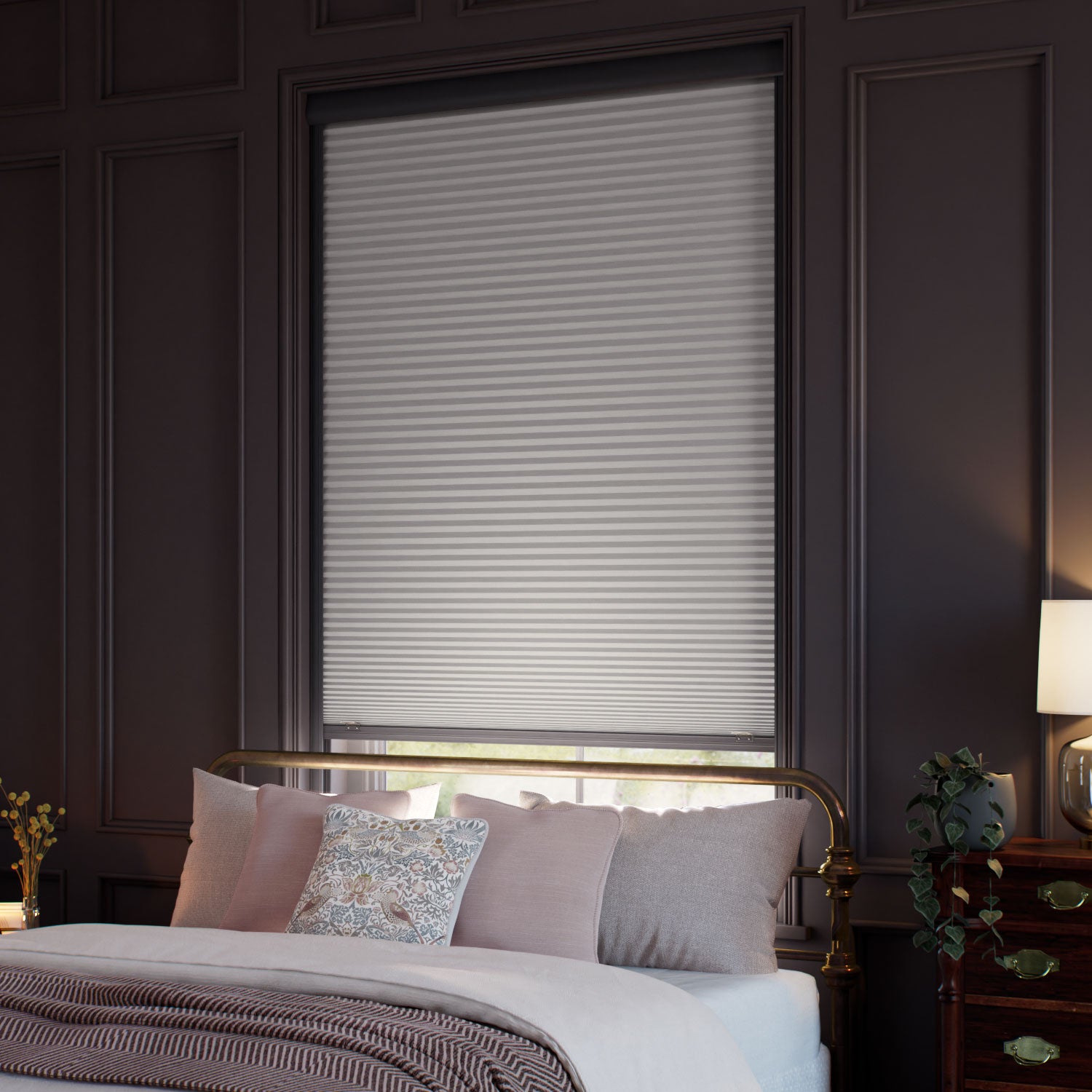 ColorizedZoom Click2Shade Complete Blackout Plume Thermal Blind 2164