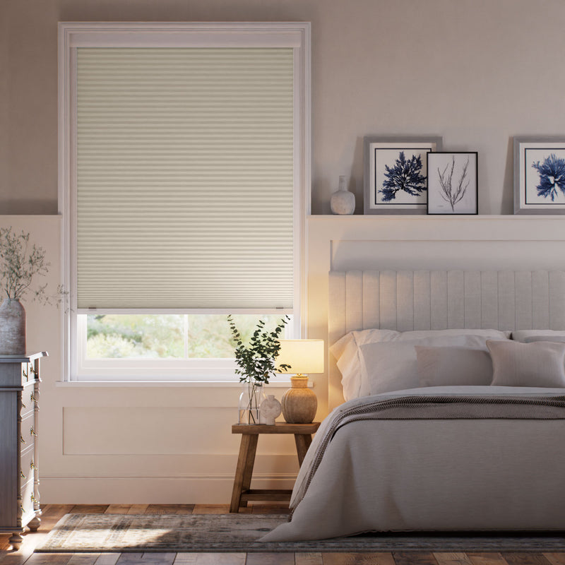 Colorized Click2Shade Complete Blackout Beige Thermal Blind 2150