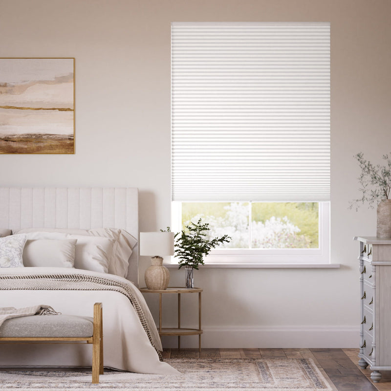 Colorized DuoShade-Max Cordless Cotton White Thermal Blind 2192