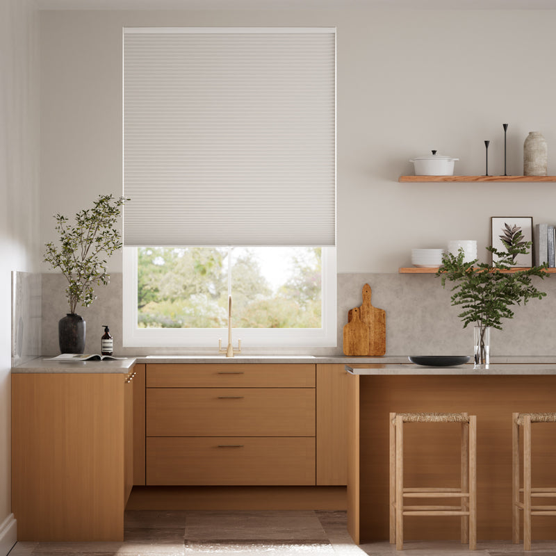 Colorized DuoShade Cordless Grey Thermal Blind 2201
