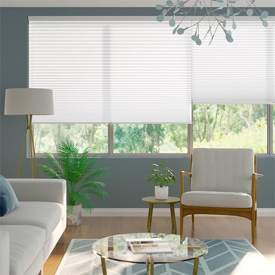 Colorized DuoLight-Max Cordless Cotton White Thermal Blind 2221