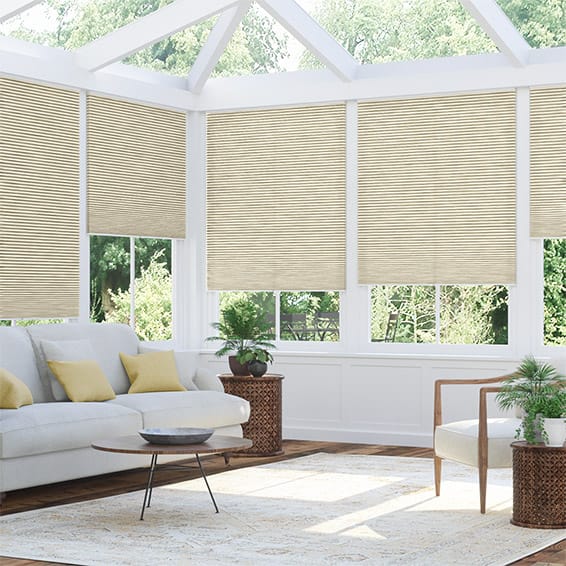ColorizedZoom DuoLight Cordless Grain Parchment Thermal Blind 2224