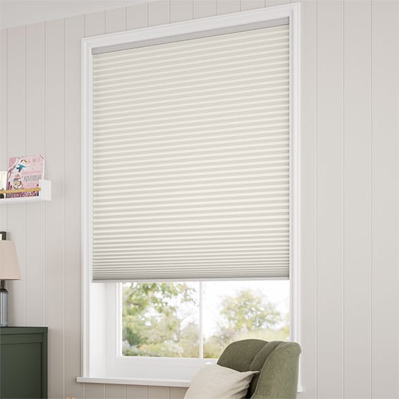 ColorizedZoom Double DuoShade Cordless Ivory Thermal Blind 2233