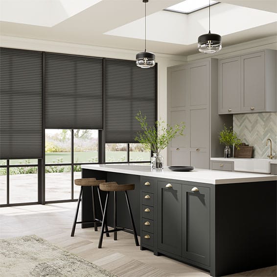 ColorizedZoom Double DuoLight Cordless Anthracite Thermal Blind 2234