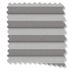 ColorizedSwatch Cordless Double DuoLight Matte Grey Thermal Blind sample image 2246