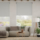 Colorized Atom Dusky Grey  Double Roller Blind 2337