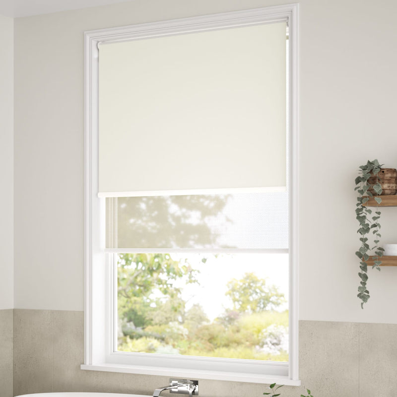 ColorizedZoom Atom Vanilla Double Roller Blind 2353