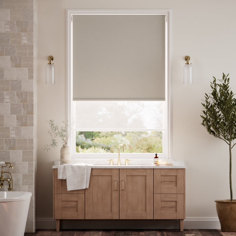 Colorized Twist2Go Atom Fossil  Double Roller Blind 2372