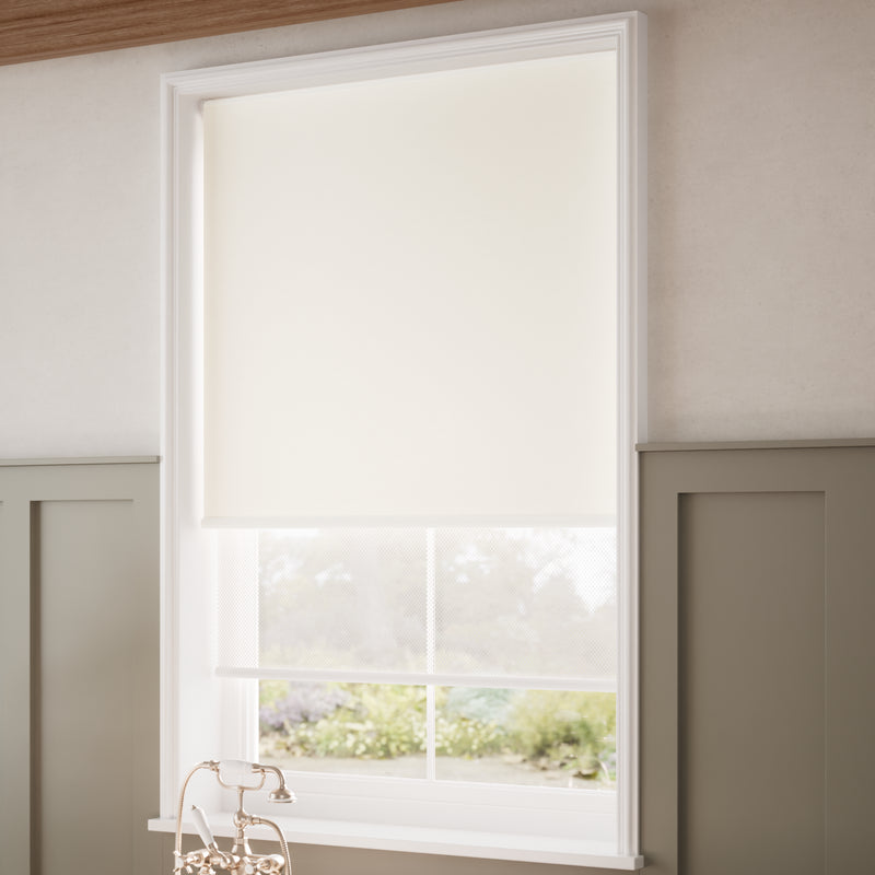 ColorizedZoom Twist2Go Atom Eggshell  Double Roller Blind 2371