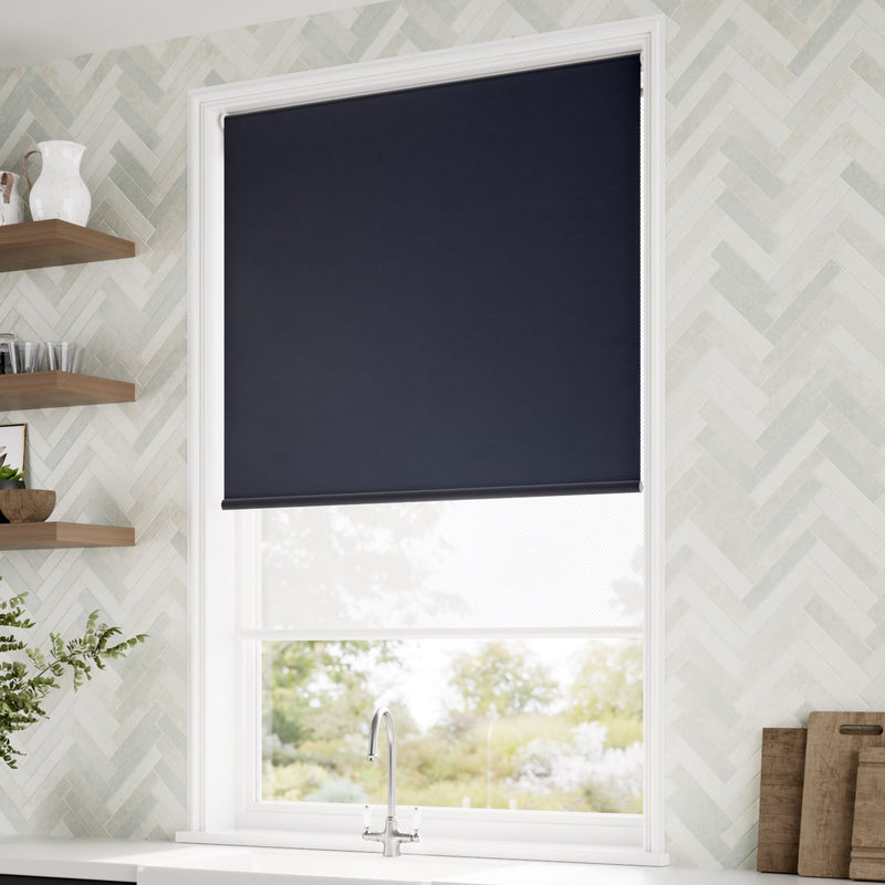 ColorizedZoom Twist2Go Atom Ink  Double Roller Blind 2373