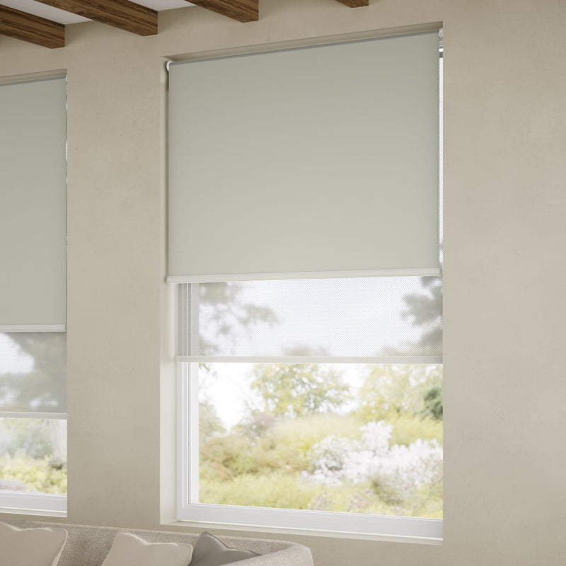 ColorizedZoom Electric Atom Smoke Double Roller Blind 2412