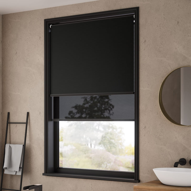 ColorizedZoom Electric Atom Jet Double Roller Blind 2407