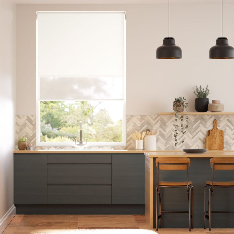 Colorized Electric Atom Ivroy Double Roller Blind 2406