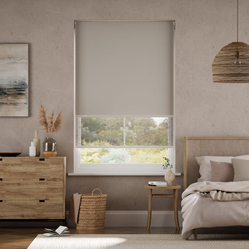Colorized Twist2Go Alia Cliff Grey Double Roller Blind 2421