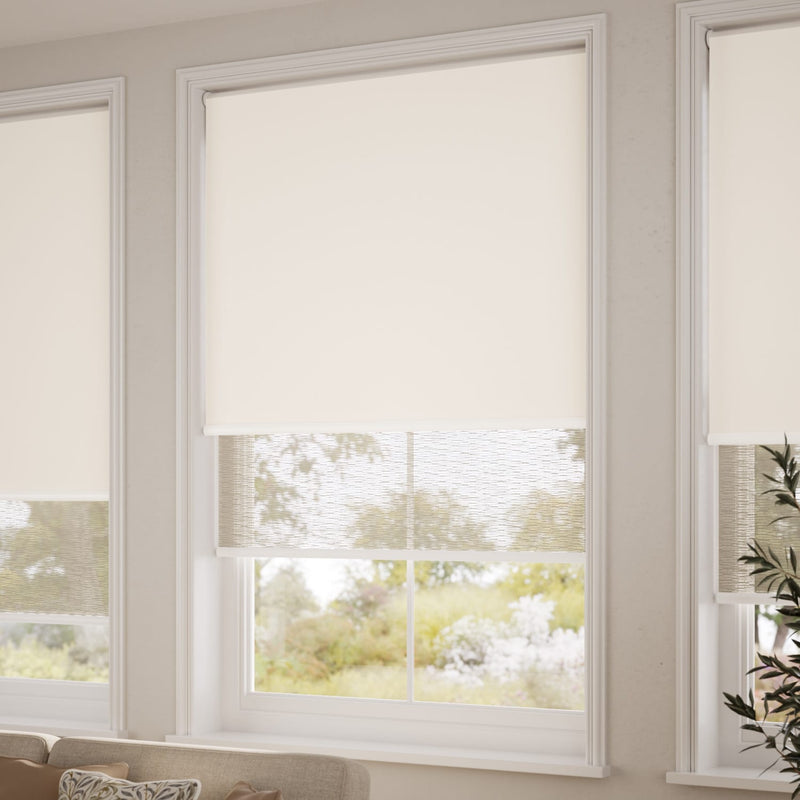ColorizedZoom Alia Sepia Double Roller Blind 2436