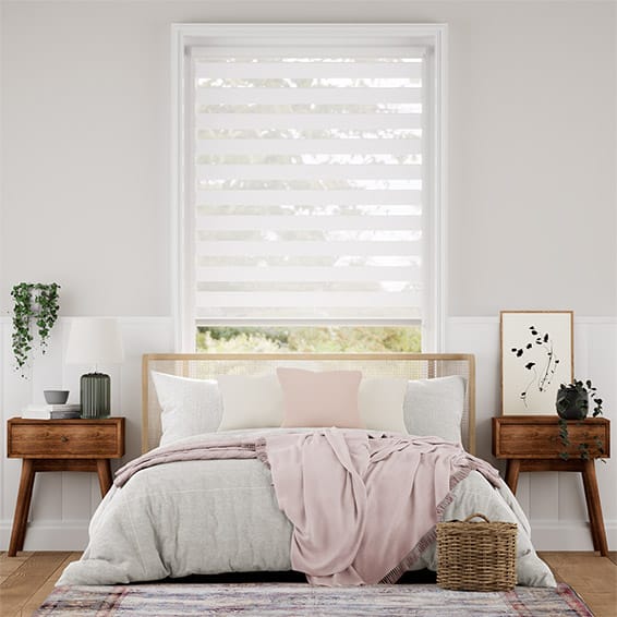 Colorized PerfectFIT Enjoy Dimout Ice White Roller Blind 2467