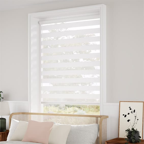 ColorizedZoom PerfectFIT Enjoy Dimout Ice White Roller Blind 2467