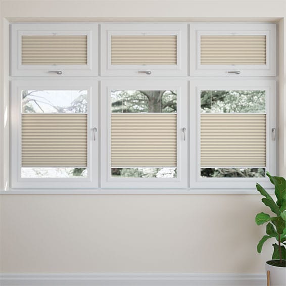 Colorized PerfectFIT DuoShade Beige Thermal Blind 2482