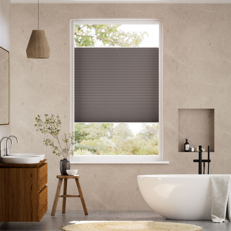 Colorized PerfectFIT DuoShade Dark Grey Thermal Blind 2487