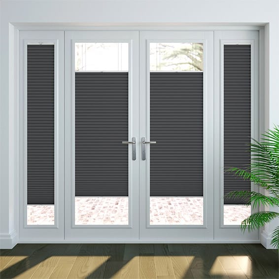 Colorized PerfectFIT DuoLight Anthracite Thermal Blind 2519