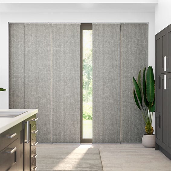 Colorized Moda Ash Grey Panel Blind 2663