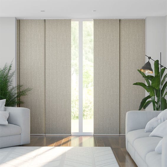 Colorized Moda Stone Grey Panel Blind 2666