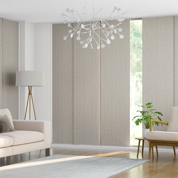 ColorizedZoom Moda Warm Grey Panel Blind 2668
