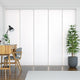 Colorized Moda White Panel Blind 2669