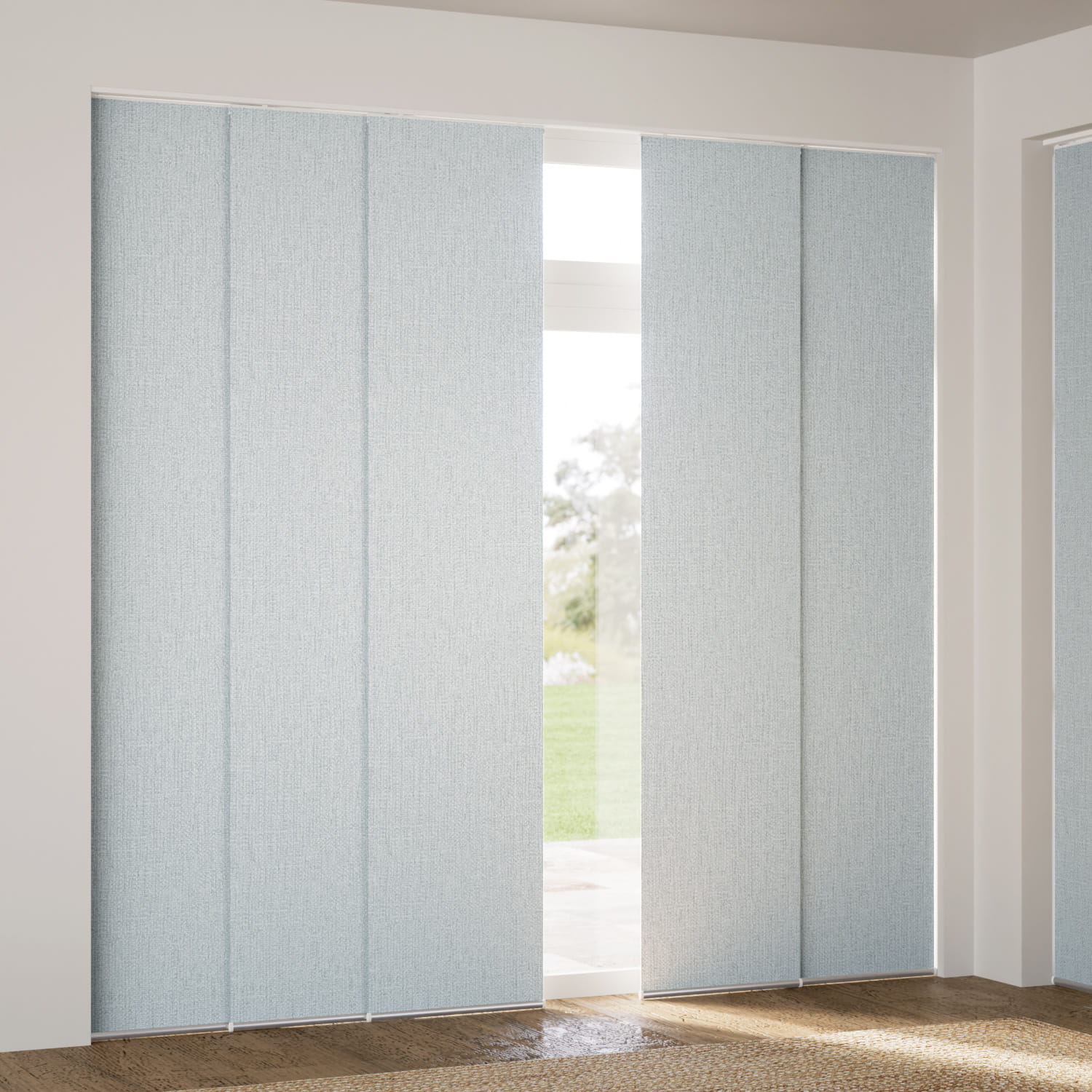 ColorizedZoom Canali Silver Grey Panel Blind 2670