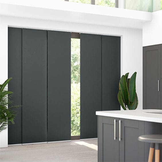 ColorizedZoom Eclipse Iron Grey Panel Blind 2677
