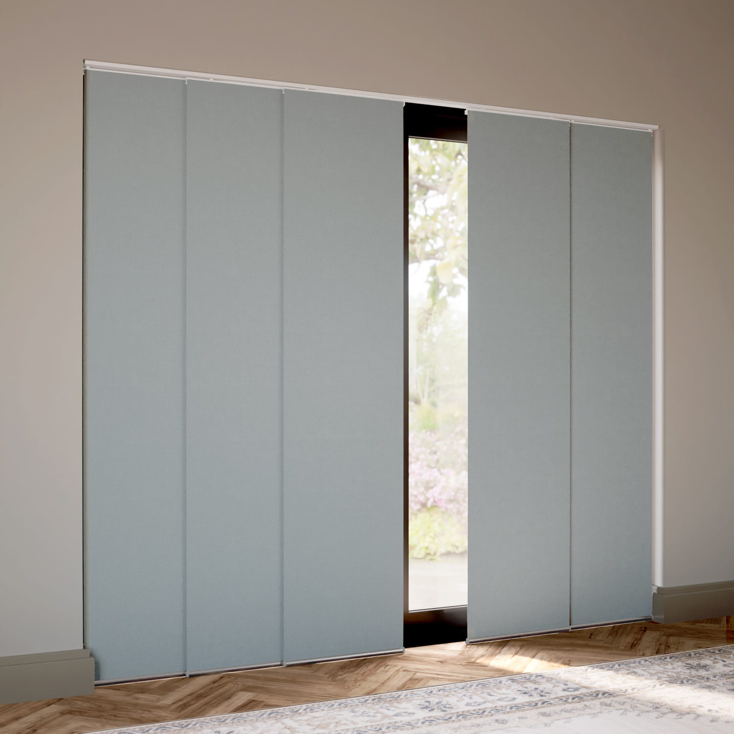 ColorizedZoom Eclipse Mid Grey Panel Blind 2678