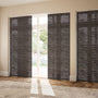 ColorizedZoom Nevada Charcoal Panel Blind 2696