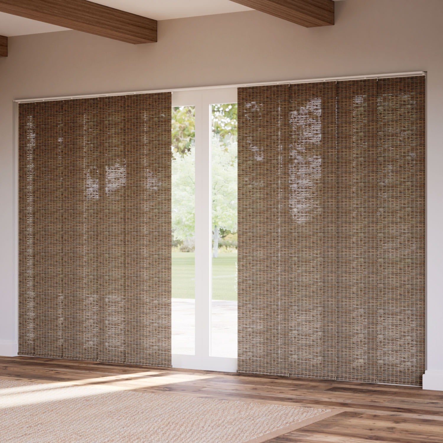 ColorizedZoom Dorado Walnut Panel Blind 2706