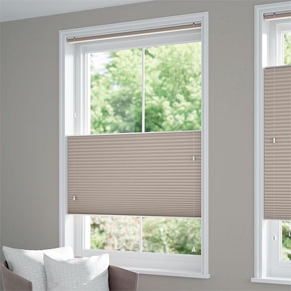 ColorizedZoom DuoShade Top Down/Bottom Up Mushroom  Thermal Blind 2732