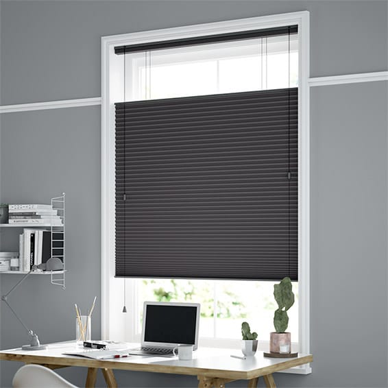 ColorizedZoom DuoShade Top Down/Bottom Up Anthracite  Thermal Blind 2721