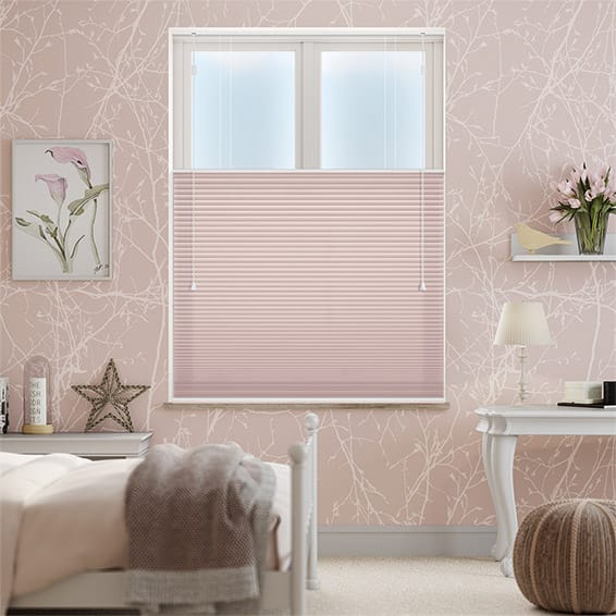 Colorized DuoShade Top Down/Bottom Up Pink Blush Thermal Blind 2711